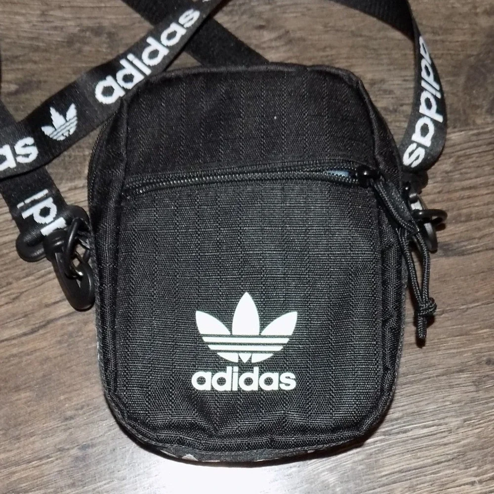 Adidas Crossbody Bag Black Excellent Logo Strap